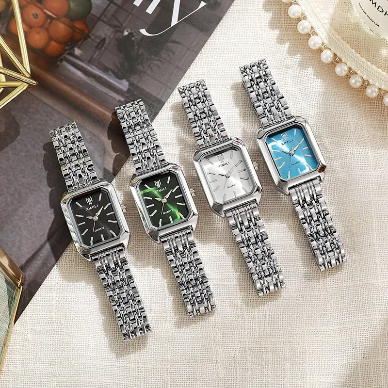 Women Retro Square Metal Band  - Jewelry For Watches review and price